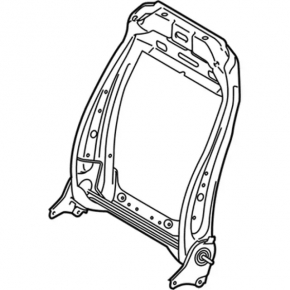 Ford Ecosport 18-22 driver's seat backrest adjustment motor without frame