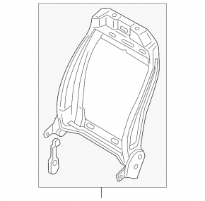 Ford Ecosport 18-22 driver's seat backrest adjustment motor without frame