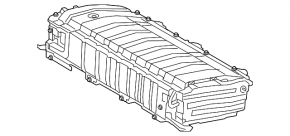 Toyota Prius 50 16-18V Nickel Metal Battery Assembly