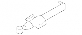 Left headlight washer nozzle Land Rover Discovery 17-21