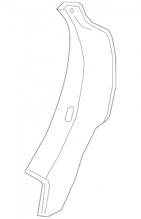Jaguar I-Pace 19-23 rear left inner fender arch trim