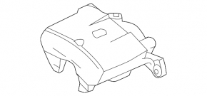 Front right caliper Chevrolet Volt 16-