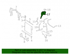 Mercedes W221 coolant expansion tank without cap