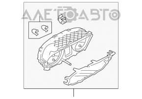 Suzuki Kizashi 10-15 instrument cluster