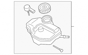 BMW X3 G01 18- Master cylinder reservoir with lid