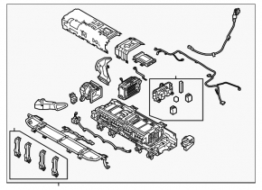 Hyundai Ioniq 17-19 HEV Battery Assembly