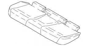 Rear row of seats 2 row BMW X3 G01 18-21 leatherette black