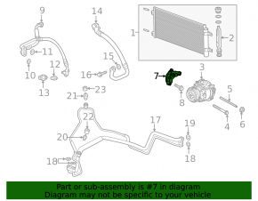 Buick Encore 16-22 LE2 A/C Compressor Bracket