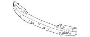 Front Bumper Absorber Nissan Sentra 13-15 prerest