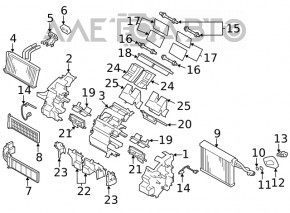 Subaru Legacy 15-16 Air Conditioner Heater Valve Type 1