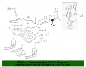 Lexus IS250 IS350 06-13 Fuel Filler Neck
