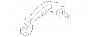Kia Optima 16-20 front right door handle mechanism type 1