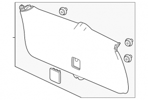 Honda Pilot 16-22 trunk lid trim