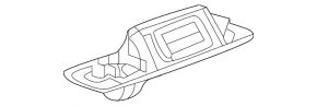 External tailgate handle Chevrolet Equinox 18- under camera