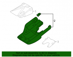 Interior mirror cover Lexus NX300 NX300h 18-21 for camera