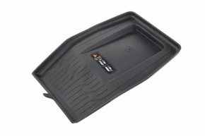Chevrolet Equinox EV 24-26 center console mat with cup holders, rubber, black