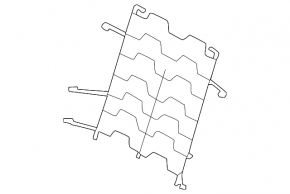 Driver's seat lumbar support with motor for Mitsubishi Outlander 22-25