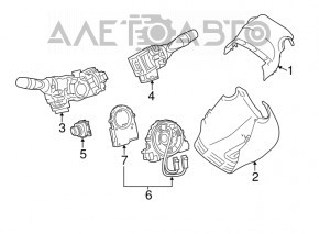 Steering Angle Sensor Toyota Camry v50 12-14 usa