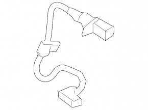 Brake pad wear sensor rear left Audi A4 B9 17-