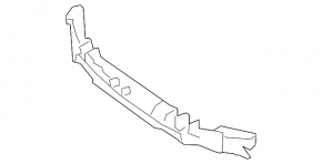 Mercedes GLC 300/350e 16-19 Front Bumper Absorber