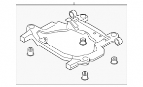Front subframe Ford Flex 13-19