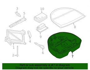 Foam for Ford Edge 15-24 tool