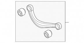 Upper rear right transverse control arm Mazda 6 13-21