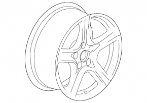 Wheel disk R18 Chevrolet Camaro 16-23 light curb