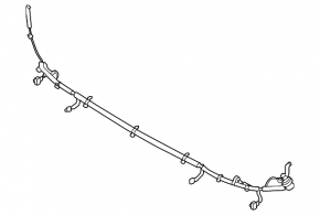 Infiniti QX60 22-24 front bumper wiring for parking sensors