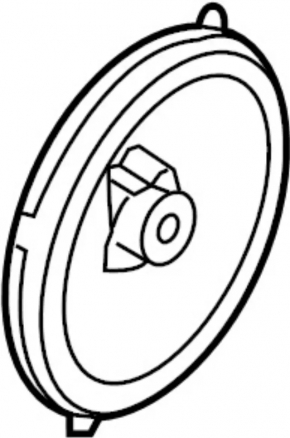Front left door speaker Infiniti Q50 14-20 BOSE, mesh torn