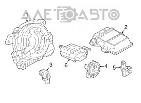Airbag sensor door left VW Atlas 18-23
