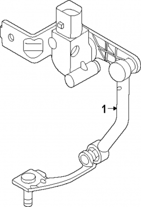 Front body tilt sensor Volkswagen Atlas 24-26 with traction