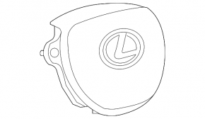 Lexus IS 14-20 driver's steering wheel airbag