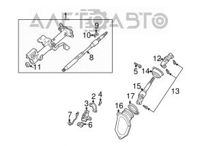 Steering shaft for Lexus ES300 ES330