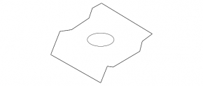 Battery bracket in the trunk of the Audi A6 C8 19-24
