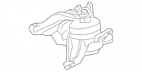 Engine mount left upper Acura TLX 15-17 3.5