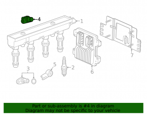 Camshaft Position Sensor Chevrolet Volt 11-15 VERNET