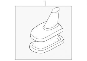 Antenna socket VW Tiguan 09-11