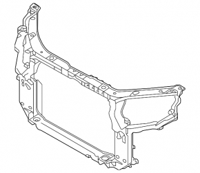 TV panel radiator Kia Sorento 14-15 rest break fastening, crack