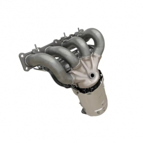 Exhaust manifold with catalytic converter for Jeep Compass 17-22 2.4 without front guards, rusty
