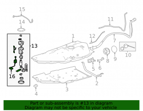 Fuel pump fuel pump Lexus RX450h 10-15