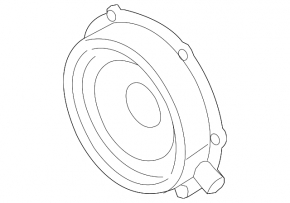 Rear right speaker Porsche Cayenne 958 11-14 Bose