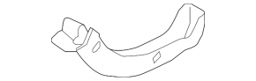 Left trunk lid hinge trim for Kia Optima 2014-2015