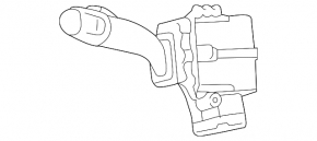 Right steering column switch for Toyota Sienna 2010-2011