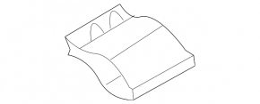 Hood seal left Hyundai Elantra 21-23 small