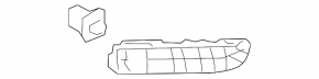 Left front bumper mount for Kia Optima 11-13 pre-restyling