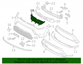 Front bumper frame Kia Soul 14-16 prerest