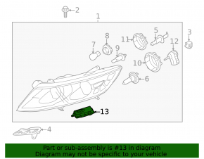 Ignition unit for Kia Optima 11-15 pre-restyling
