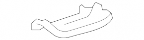 Front right threshold plug for Mercedes W213 E 17-23
