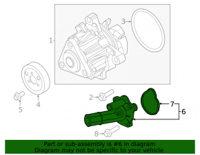Thermostat Housing Ford Edge 15-18 2.0T